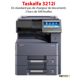 Kyocera - TASKalfa 3212i - Multifonctions - laser - noir et blanc - A3, écran tactile - chargeur en option - 32 ppm