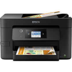 Epson - WorkForce Pro WF-3820DWF - Multifonctions (impression, copie, scan, fax) Jet d'encre, couleur, A4, chargeur adf, recto verso uniquement en impression, 21 ppm