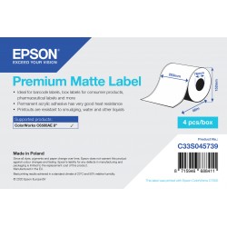 Epson - C33S045739 - PREMIUM MATTE LABEL CONTINUOUS     